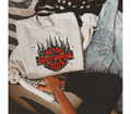Leopard flames motor cycles tee or sweatshirt - Poppy & Vine