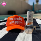 LESS NAGGING MORE GAGGING TRUCKER HAT FUNNY MOTHER TRUCKERS