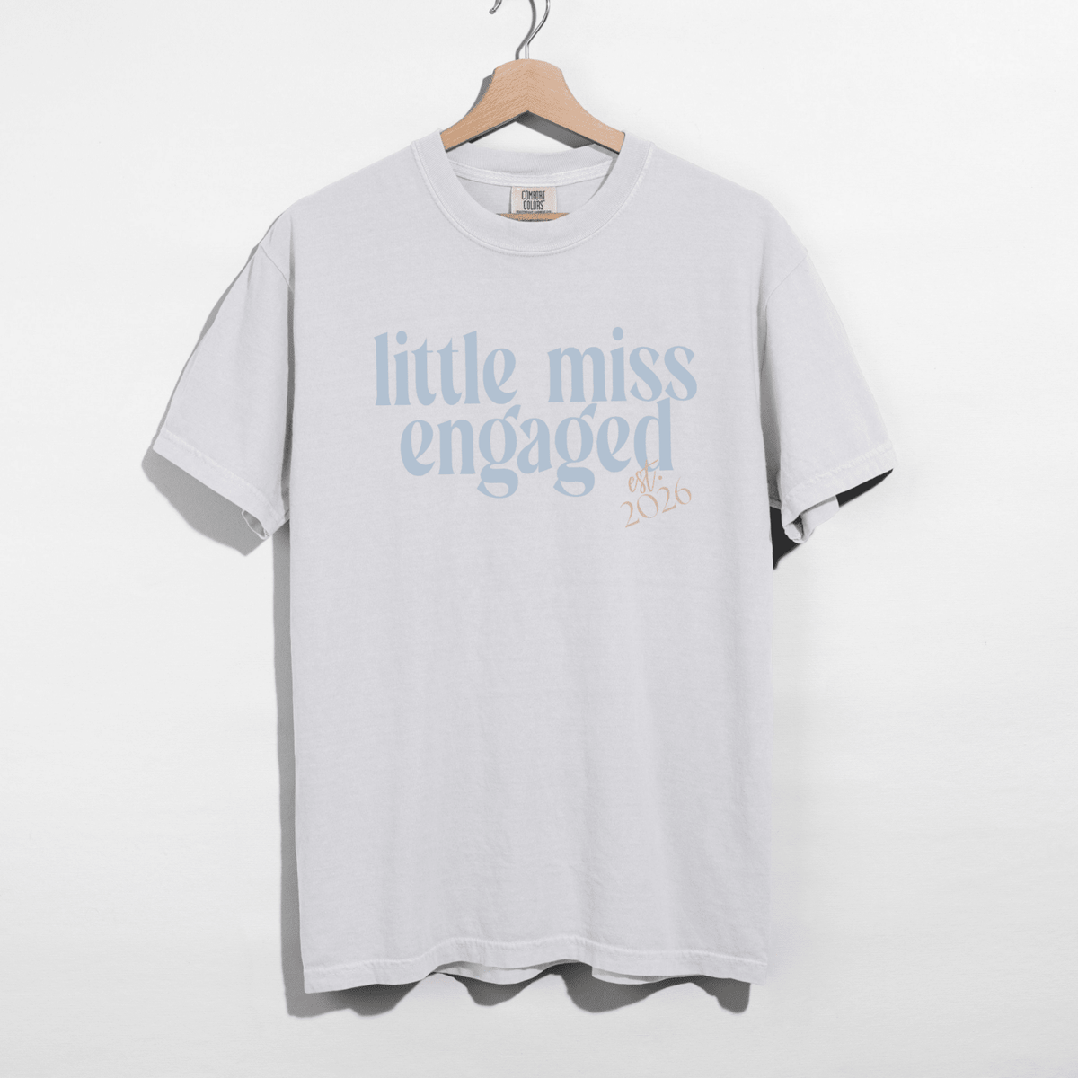 Little Miss Engaged Est. 2026 T-Shirt - Poppy & Vine