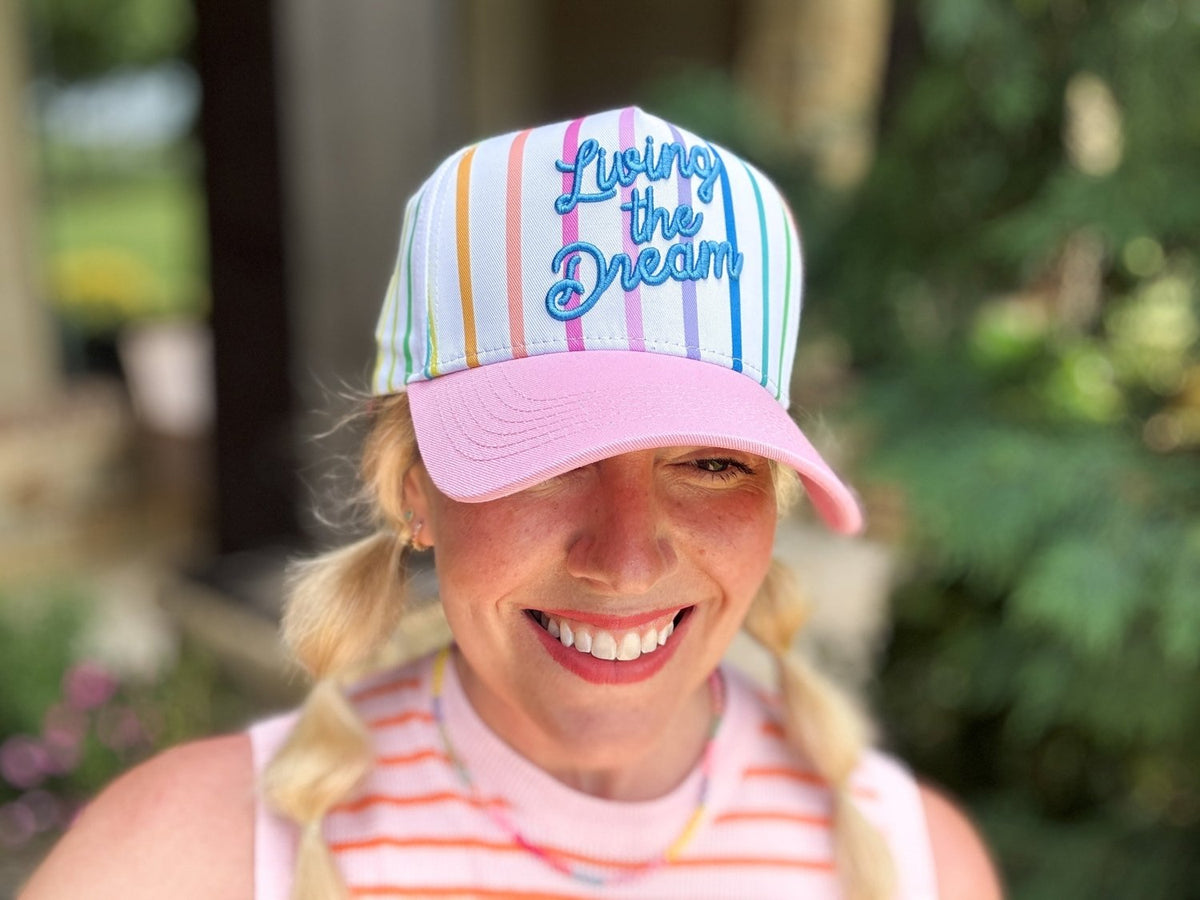 Living The Dream Baseball Hat - Poppy & Vine