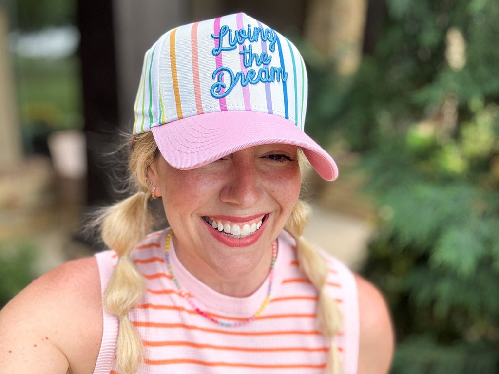 Living The Dream Baseball Hat - Poppy & Vine