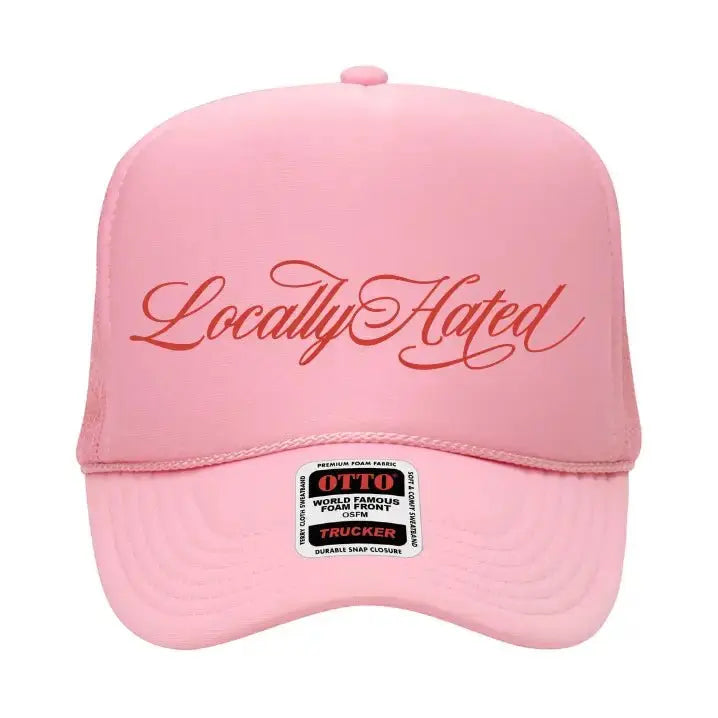 Locally Hated Trucker Hat - Poppy & Vine