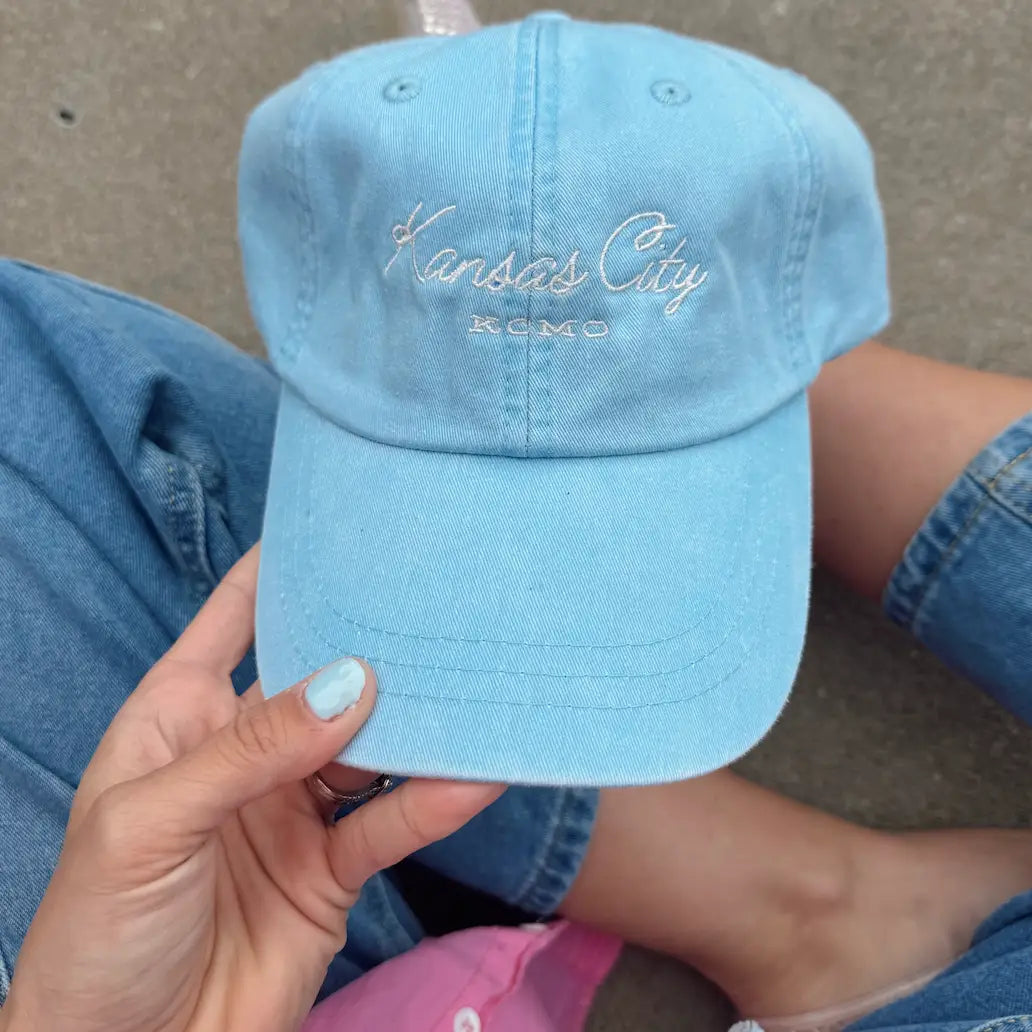 KC Blue Skies Embroidered Hat | VIP Pre-Order