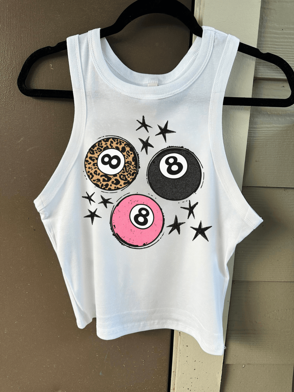 Lucky 8 Cropped Tank - Poppy & Vine
