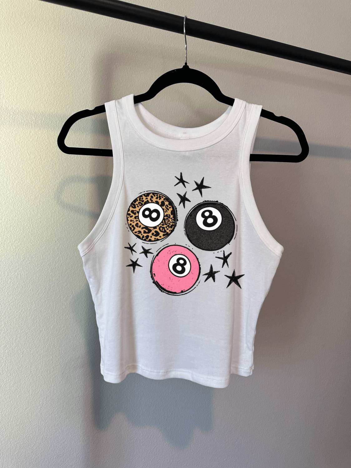 Lucky 8 Cropped Tank - Poppy & Vine
