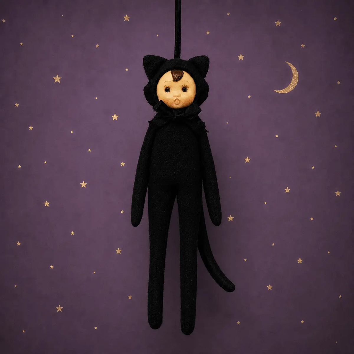 Lucky Luna Spooky Sidekick | Halloween Elf Ornament - Poppy & Vine