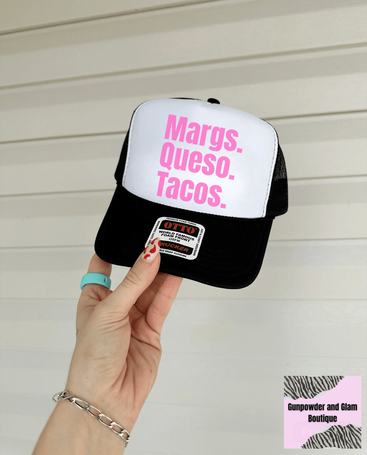 Margs Queso Tacos Trucker Hat (Multiple Color Options) - Poppy & Vine