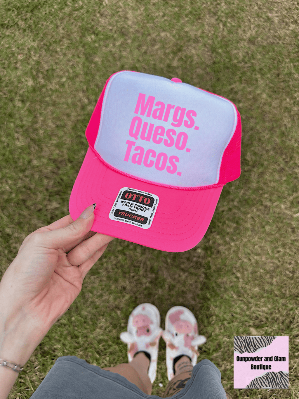 Margs Queso Tacos Trucker Hat (Multiple Color Options) - Poppy & Vine