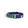 martingale collar / navy + forest - Poppy & Vine