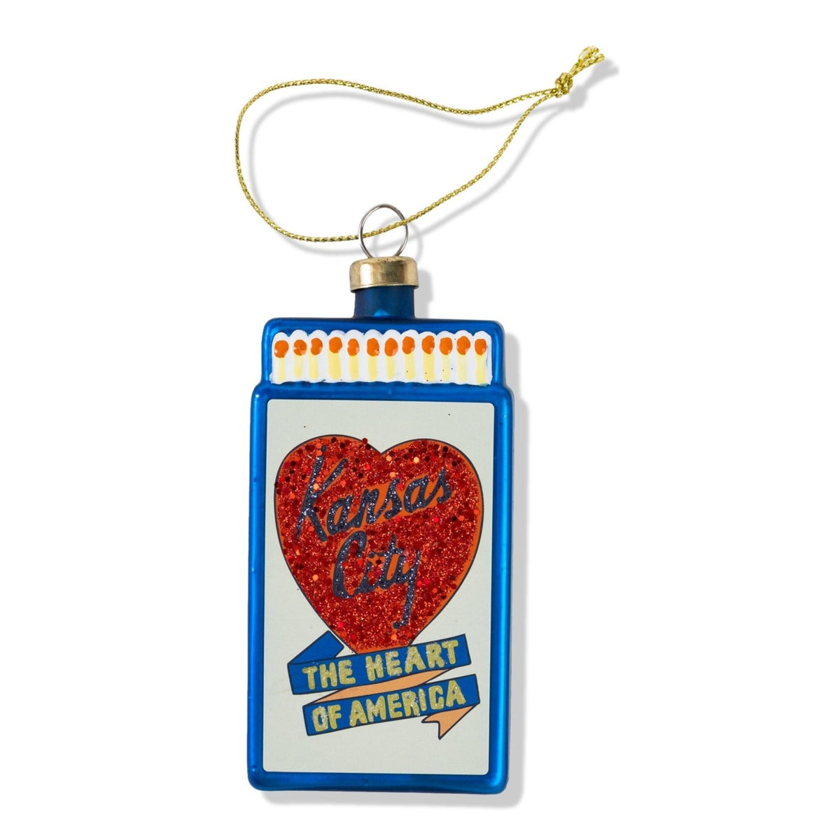 Matchbook Ornament - Kansas City - Poppy & Vine