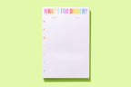 Meal Planning Notepad - Poppy & Vine