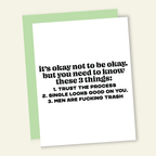 Men are Trash | Funny Divorce Breakup Greeting Card - Poppy & Vine