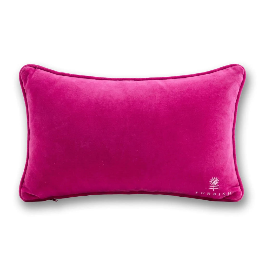 Merry Christmas Filthy Animal Needlepoint Pillow - Poppy & Vine