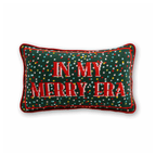 Merry Era Needlepoint Pillow - Poppy & Vine