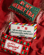 Merry Era Needlepoint Pillow - Poppy & Vine