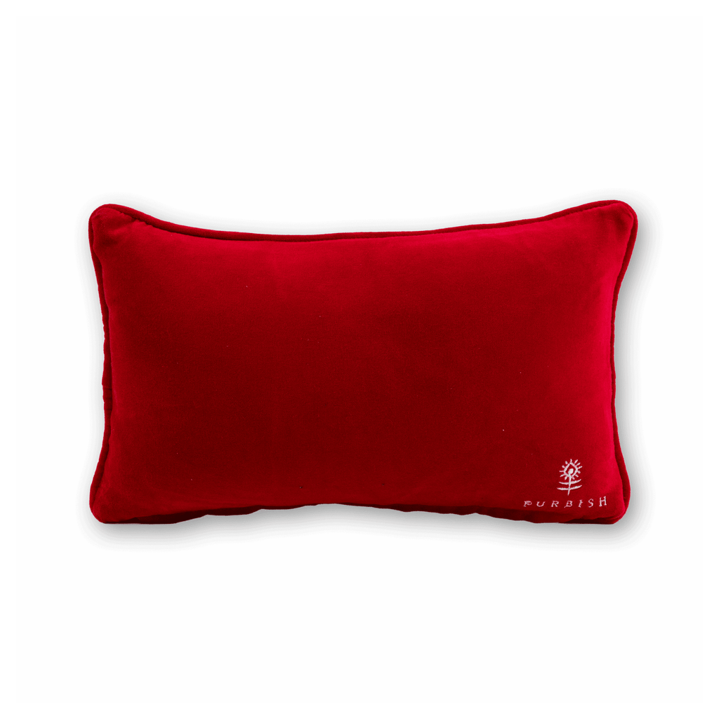 Merry Era Needlepoint Pillow - Poppy & Vine