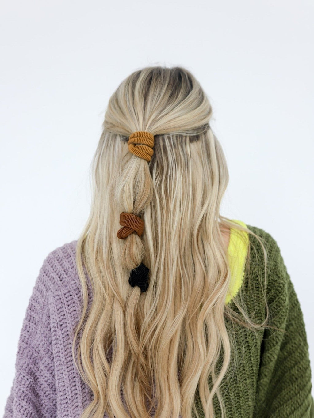 MIDI SLICK BACK PONYTAILS (PACK OF 3) - Poppy & Vine