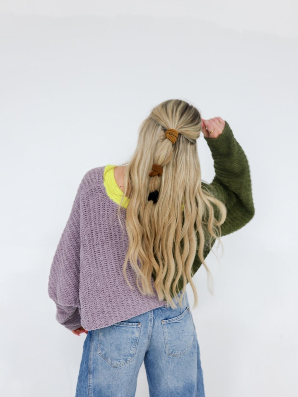 MIDI SLICK BACK PONYTAILS (PACK OF 3) - Poppy & Vine