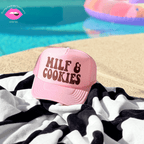 MILF & Cookies Trucker Hat - Poppy & Vine