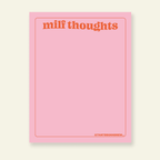Milf Thoughts - Snarky & Colorful Notepad - Poppy & Vine