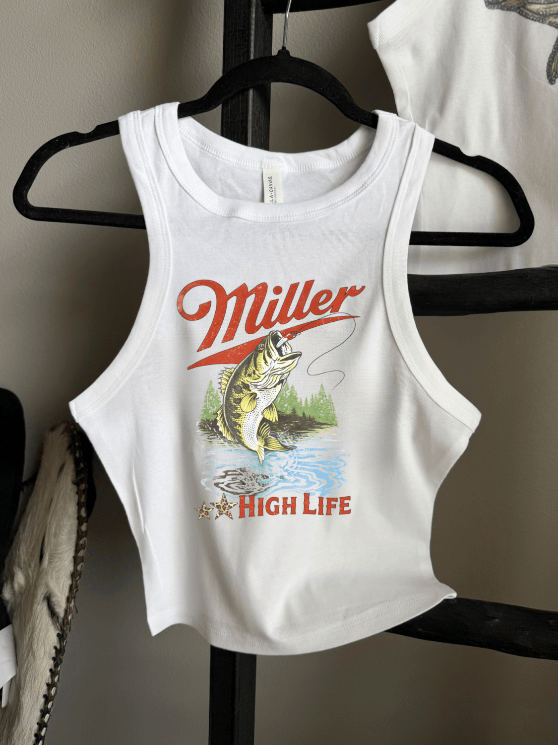Miller High Life Cropped Tank - Poppy & Vine