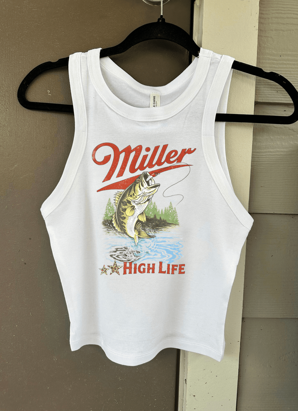 Miller High Life Cropped Tank - Poppy & Vine