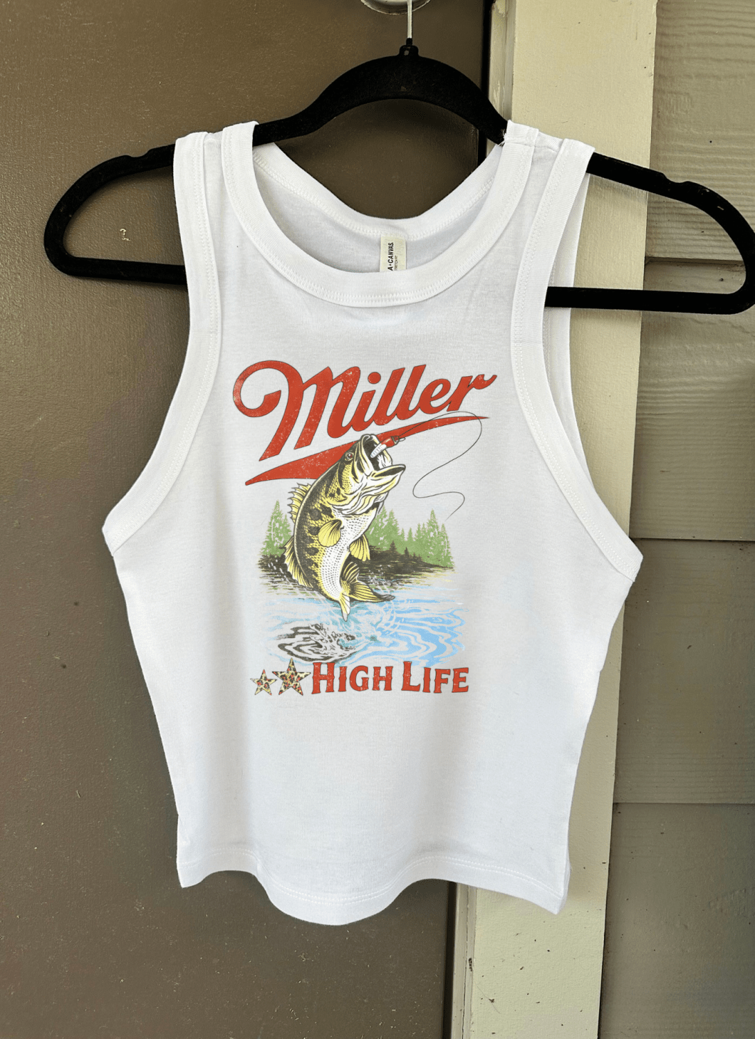 Miller High Life Cropped Tank - Poppy & Vine