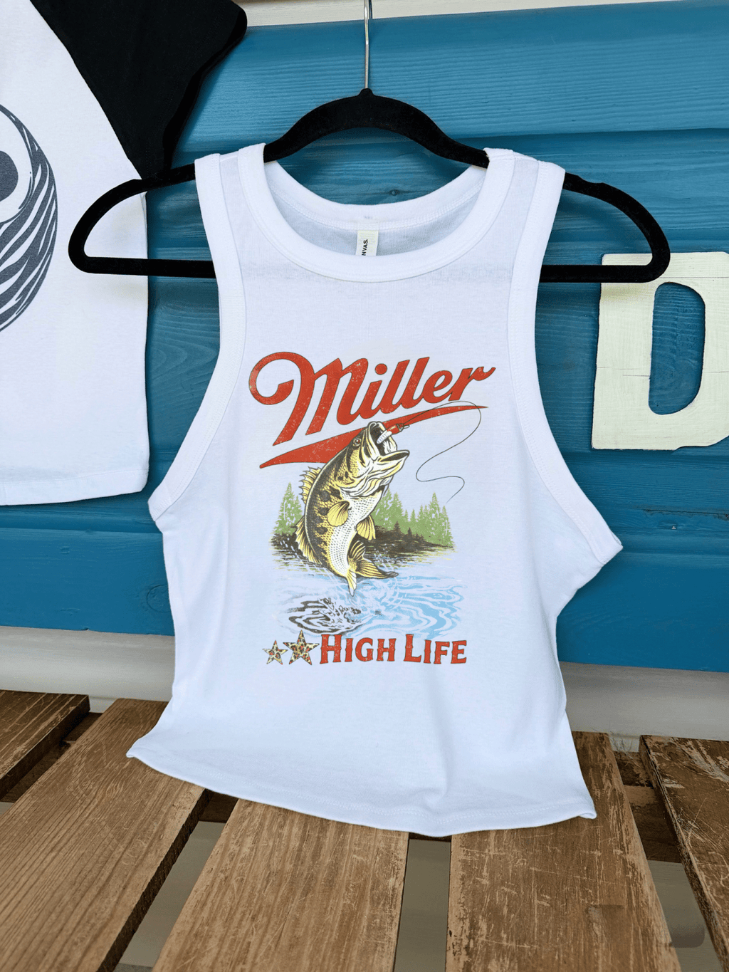 Miller High Life Cropped Tank - Poppy & Vine