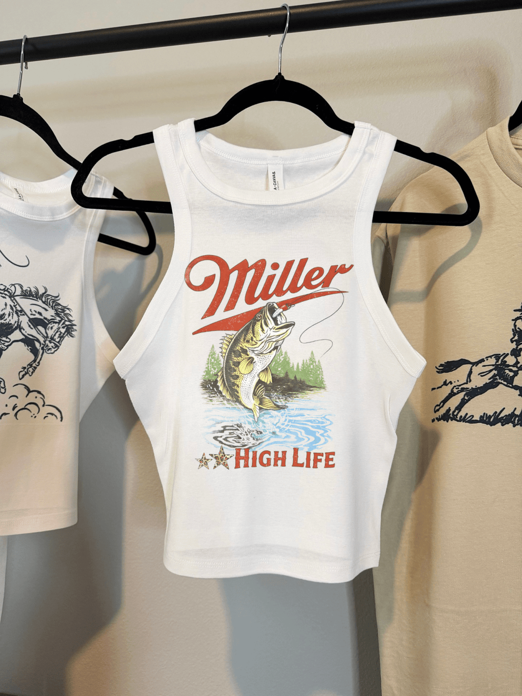 Miller High Life Cropped Tank - Poppy & Vine