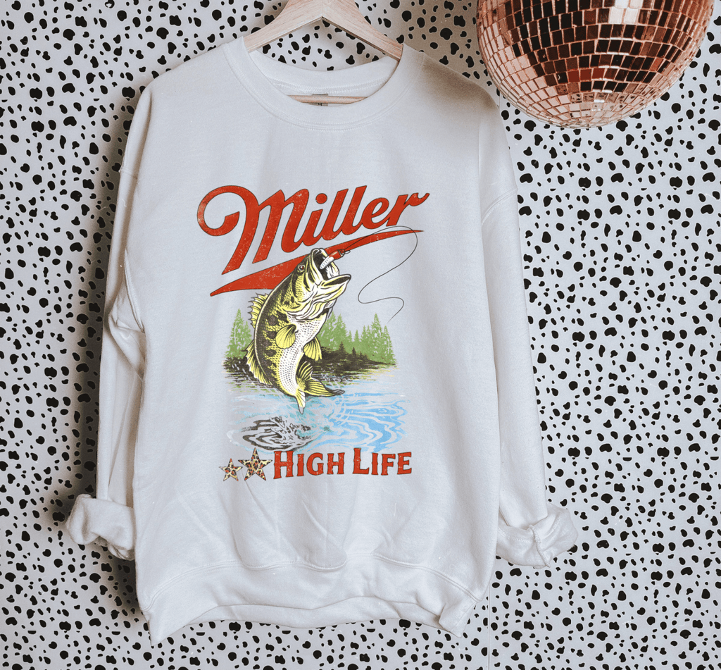 Miller High Life TEE or CREWNECK - Poppy & Vine