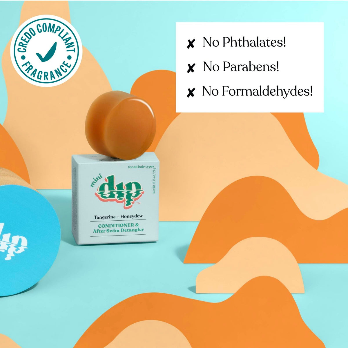 Mini Dip Conditioner & After Swim Detangler - Tangerine & Honeydew - Poppy & Vine