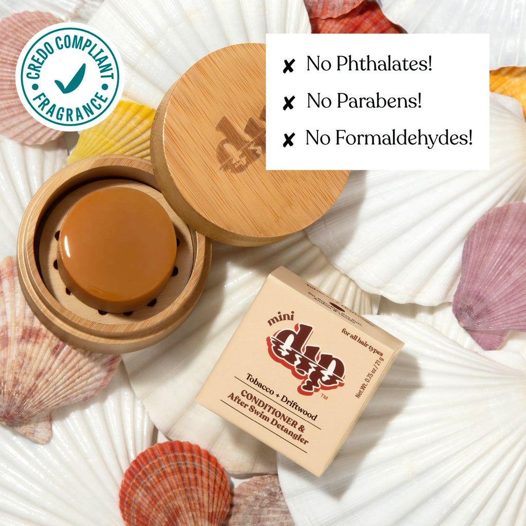 Mini Dip Conditioner & After Swim Detangler - Tobacco & Driftwood - Poppy & Vine