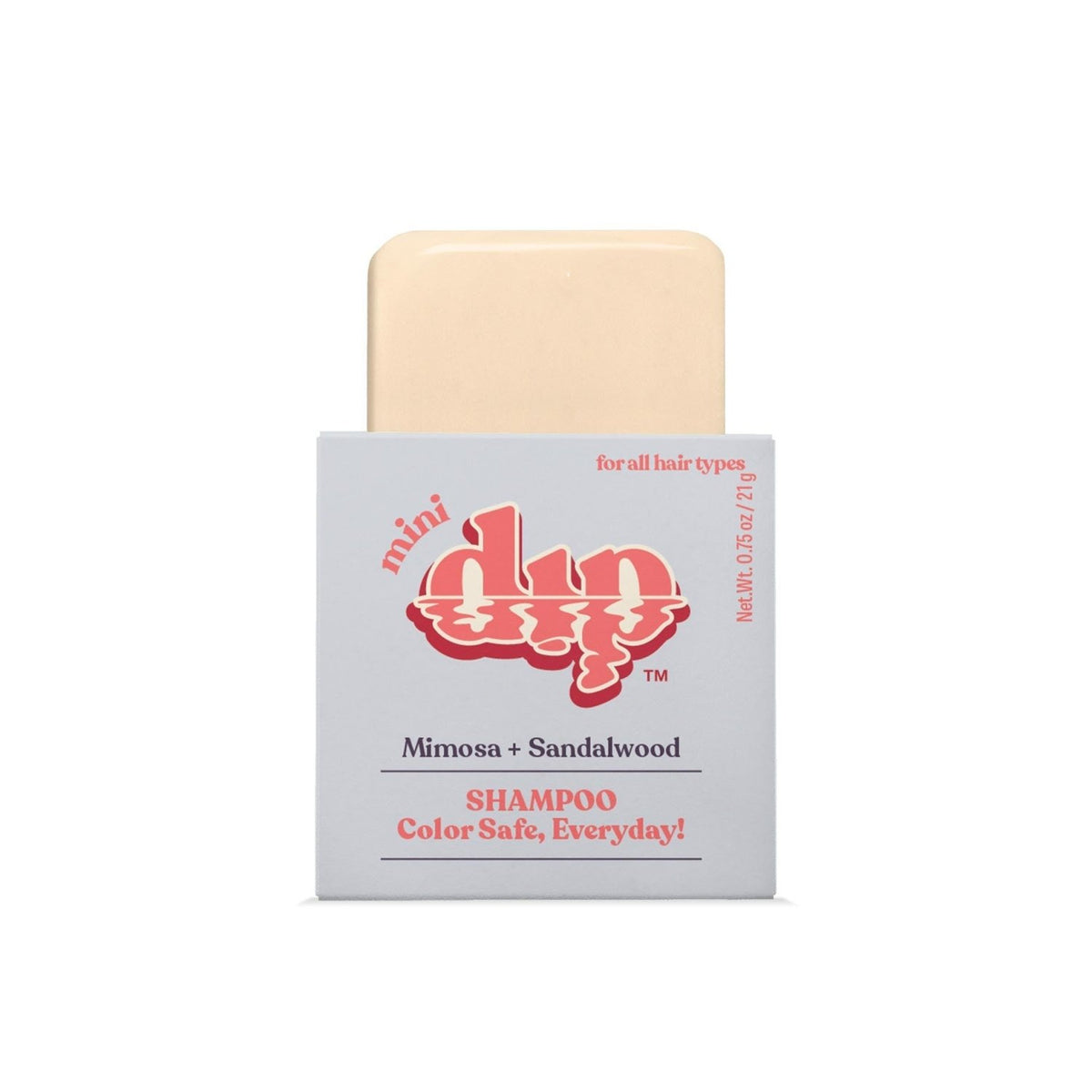 Mini Dip Shampoo Bar: Color Safe, Everyday - Mimosa & Sandalwood - Poppy & Vine