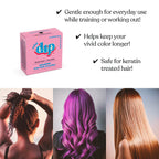 Mini Dip Shampoo Bar: Color Safe, Everyday - Rosewater & Jasmine - Poppy & Vine