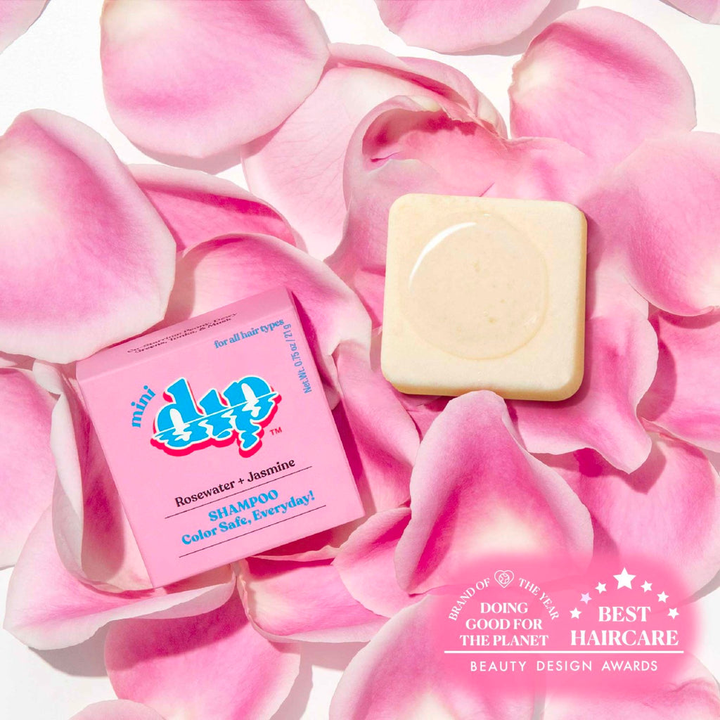 Mini Dip Shampoo Bar: Color Safe, Everyday - Rosewater & Jasmine - Poppy & Vine