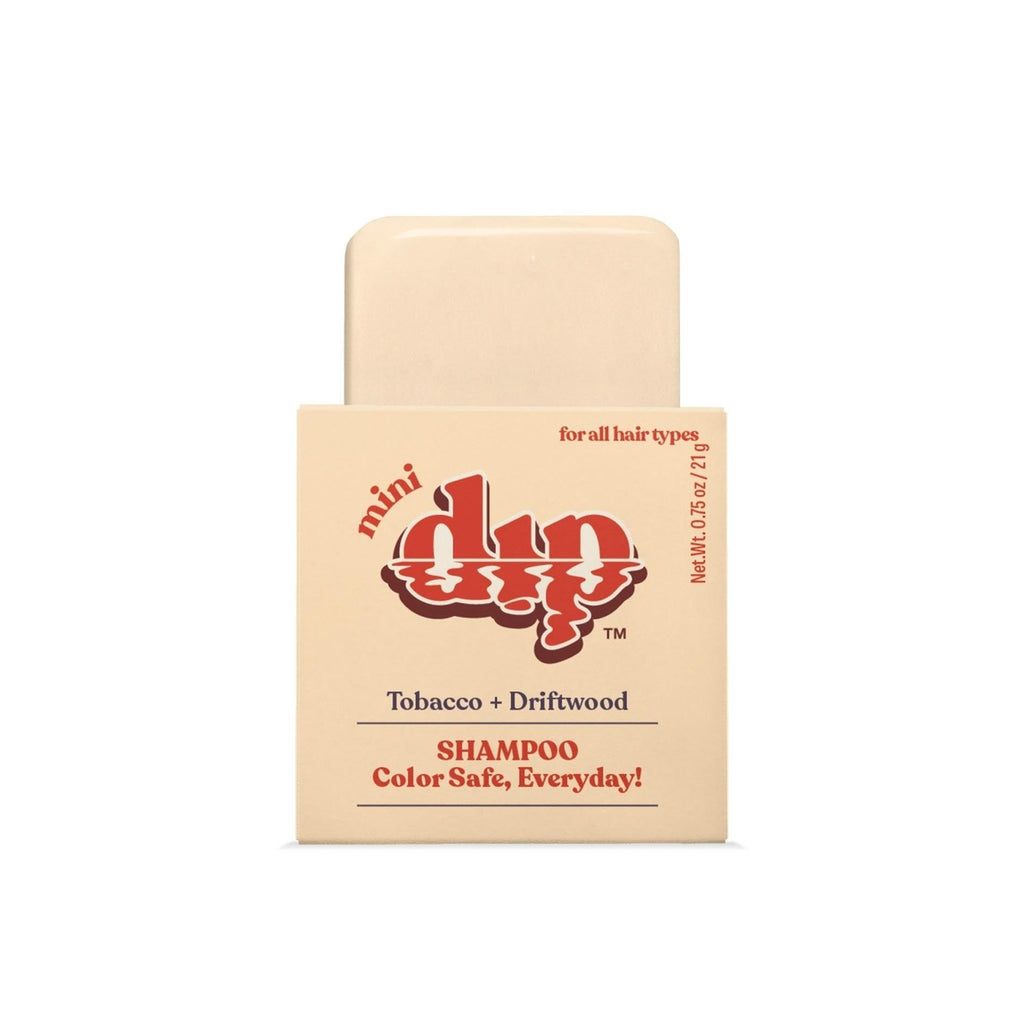 Mini Dip Shampoo Bar: Color Safe, Everyday - Tobacco & Driftwood - Poppy & Vine