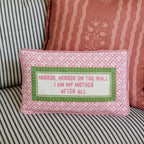 Mirror Mirror Needlepoint Pillow - Poppy & Vine