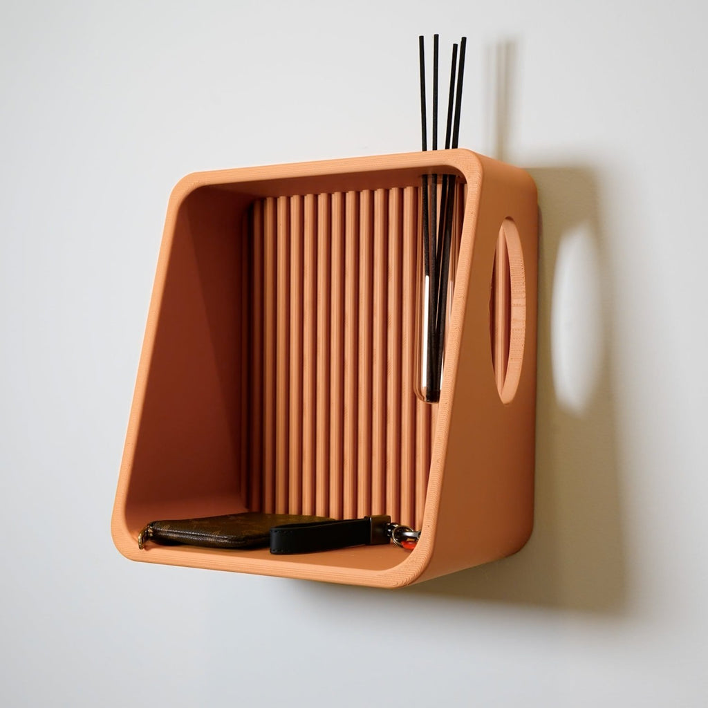 Modern Floating Wall Shelf, Propagation or Reed Diffuser - Poppy & Vine
