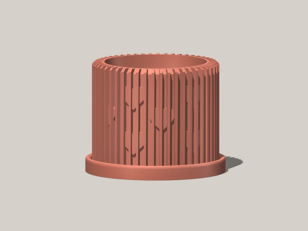 Modern Heart-Shaped Planter with Drainage & Saucer – Unique Valentine’s Day Gift for Plant Lovers, 3d Printed Planter Home Hosting Decor, - Poppy & Vine