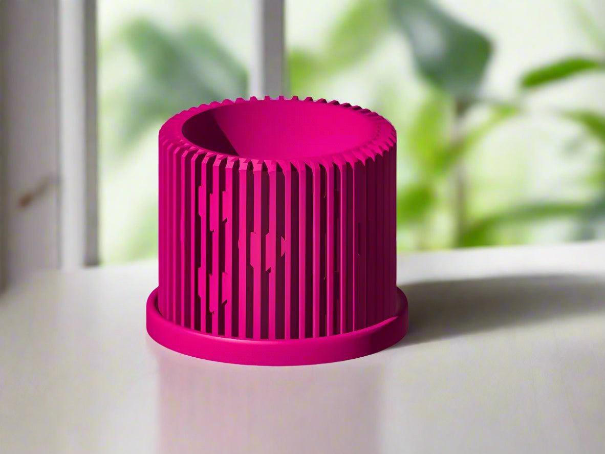 Modern Heart-Shaped Planter with Drainage & Saucer – Unique Valentine’s Day Gift for Plant Lovers, 3d Printed Planter Home Hosting Decor, - Poppy & Vine
