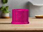 Modern Heart-Shaped Planter with Drainage & Saucer – Unique Valentine’s Day Gift for Plant Lovers, 3d Printed Planter Home Hosting Decor, - Poppy & Vine