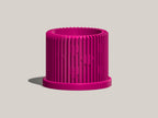 Modern Heart-Shaped Planter with Drainage & Saucer – Unique Valentine’s Day Gift for Plant Lovers, 3d Printed Planter Home Hosting Decor, - Poppy & Vine