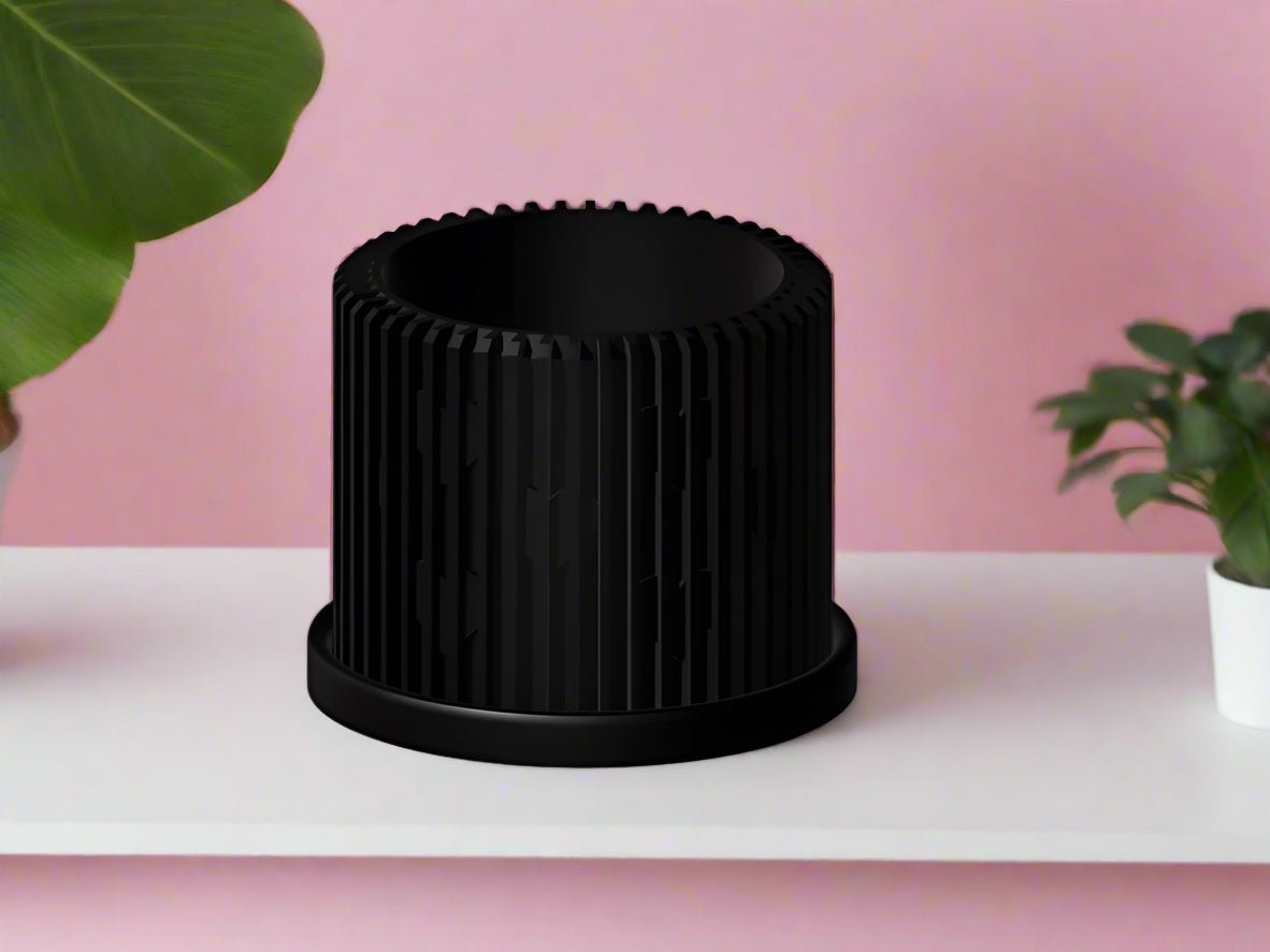 Modern Heart-Shaped Planter with Drainage & Saucer – Unique Valentine’s Day Gift for Plant Lovers, 3d Printed Planter Home Hosting Decor, - Poppy & Vine