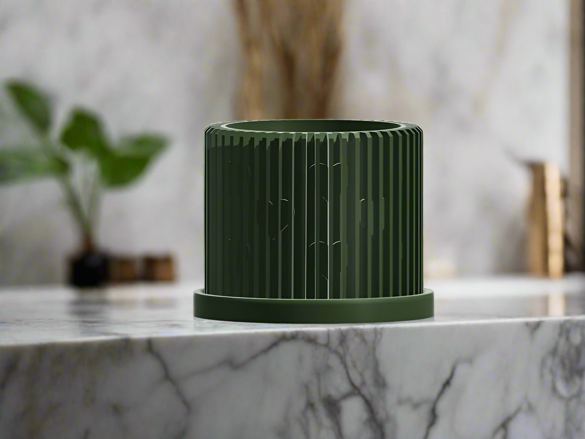 Modern Heart-Shaped Planter with Drainage & Saucer – Unique Valentine’s Day Gift for Plant Lovers, 3d Printed Planter Home Hosting Decor, - Poppy & Vine