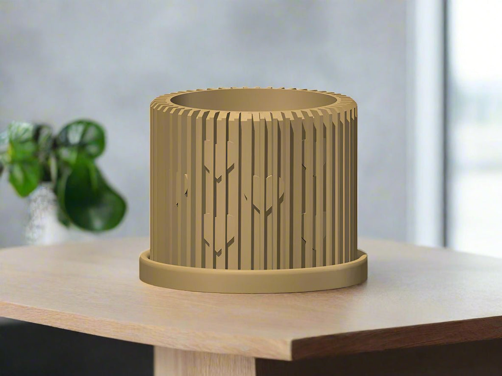 Modern Heart-Shaped Planter with Drainage & Saucer – Unique Valentine’s Day Gift for Plant Lovers, 3d Printed Planter Home Hosting Decor, - Poppy & Vine