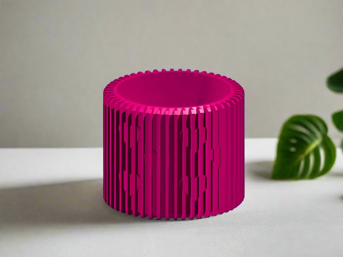 Modern Heart-Shaped Planter with Drainage & Saucer – Unique Valentine’s Day Gift for Plant Lovers, 3d Printed Planter Home Hosting Decor, - Poppy & Vine