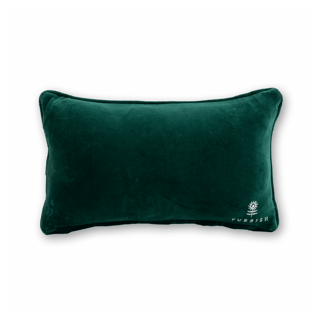 More Nutty Needlepoint Pillow - Poppy & Vine