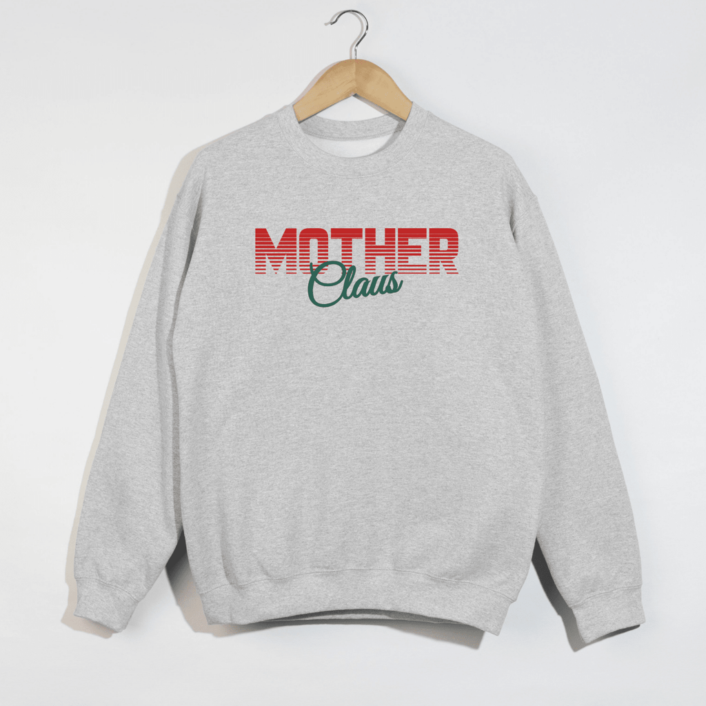 Mother Claus Christmas Sweatshirt | Festive Holiday Mom Crewneck - Poppy & Vine