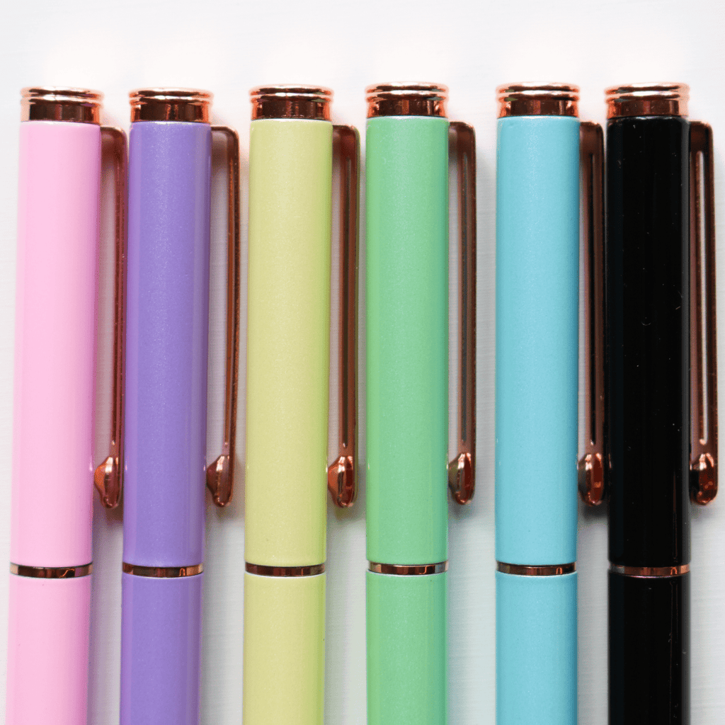 Motivation to be Rich & Famous Pen Set - Poppy & Vine