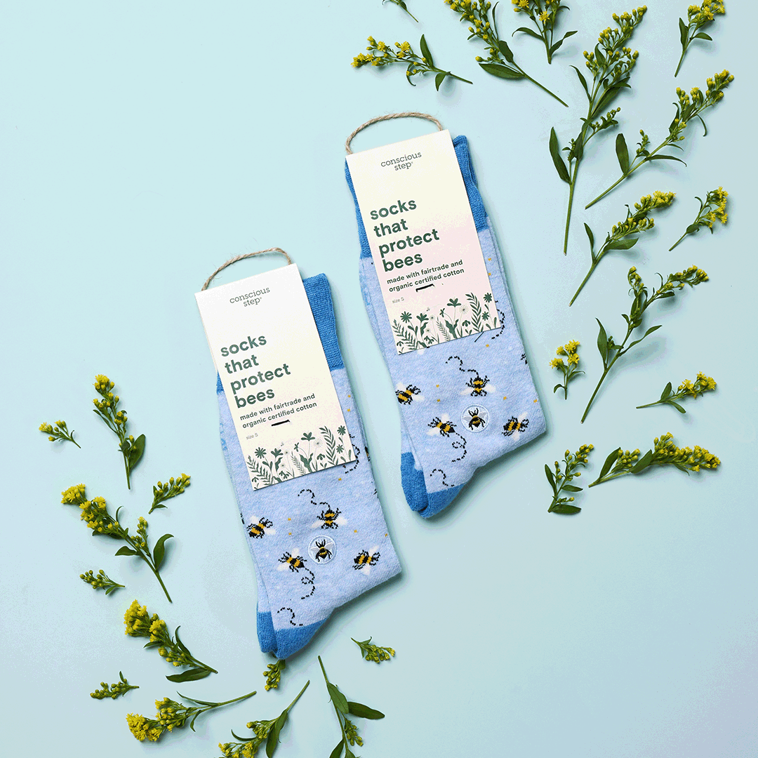 Socks that Protect Bees Conscious Step